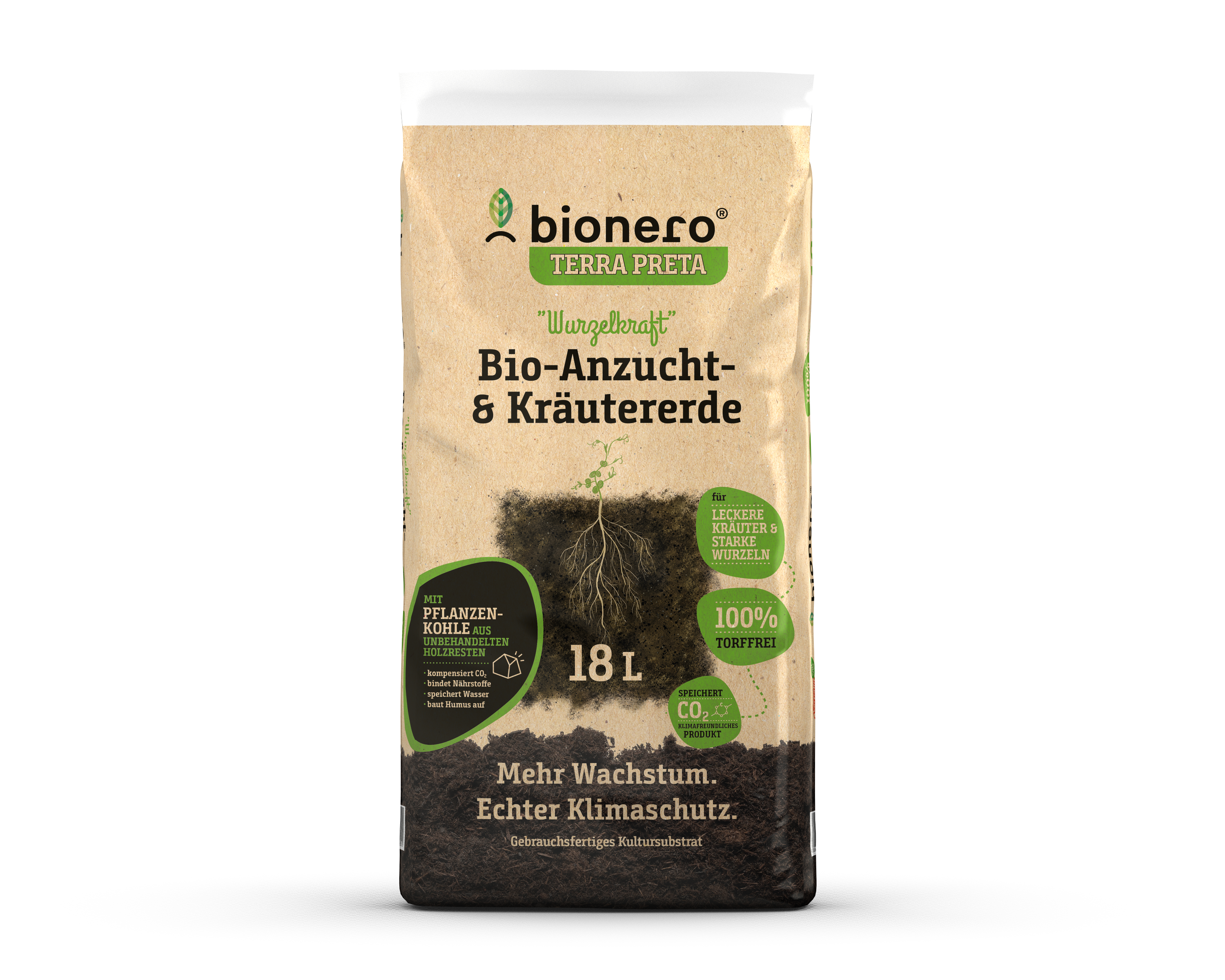 Bio-Anzucht-&Kräutererde "Wurzelkraft"