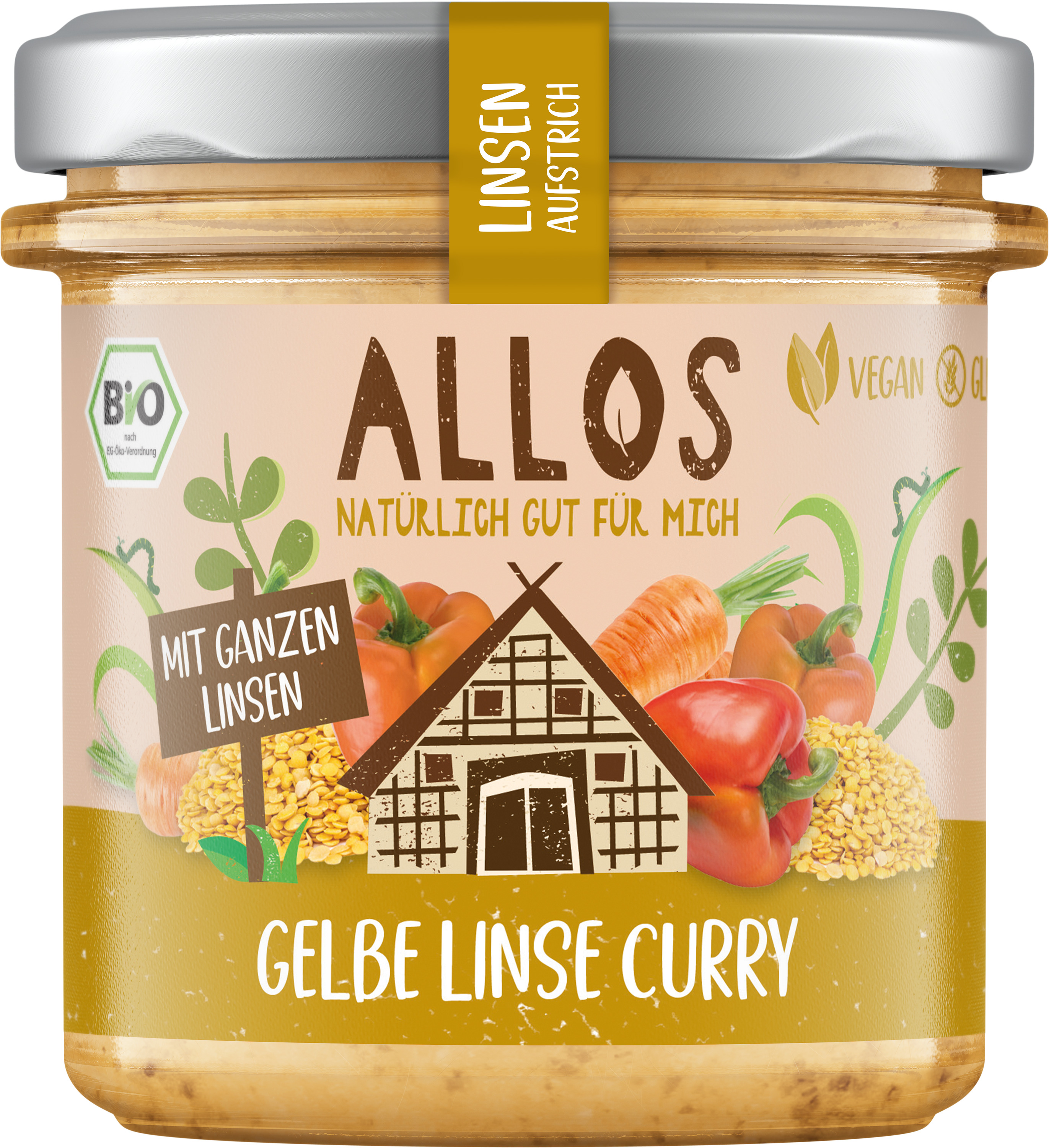 Linsen Aufstrich Gelbe Linse Curry